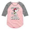 thumbnail image 1 of Peanuts - School is Cool - Toddler And Youth Girls Raglan Graphic T-Shirt, 1 of 6