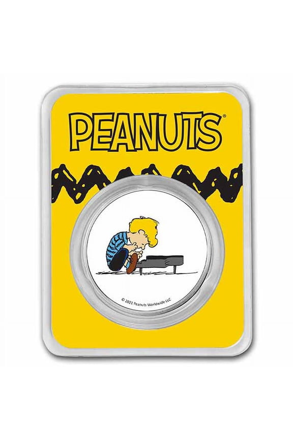 Schroeder 1 oz Colorized Silver Round in TEP
