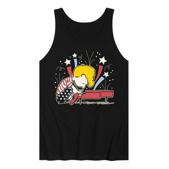 Peanuts - Schroeder Americana - Usa - Men's Jersey Tank