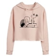 thumbnail image 1 of Peanuts - Schroeder Snoopy - Juniors Cropped Pullover Hoodie, 1 of 6