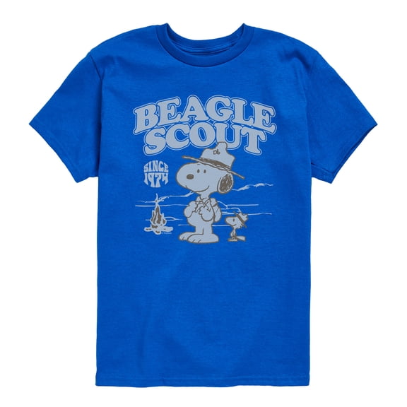 Peanuts - Scout Fire - Youth Short Sleeve Graphic T-Shirt