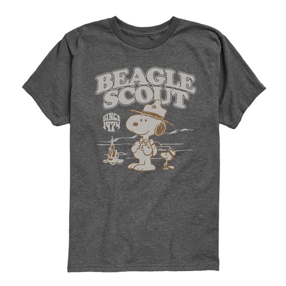 Peanuts - Scout Fire - Youth Short Sleeve Graphic T-Shirt