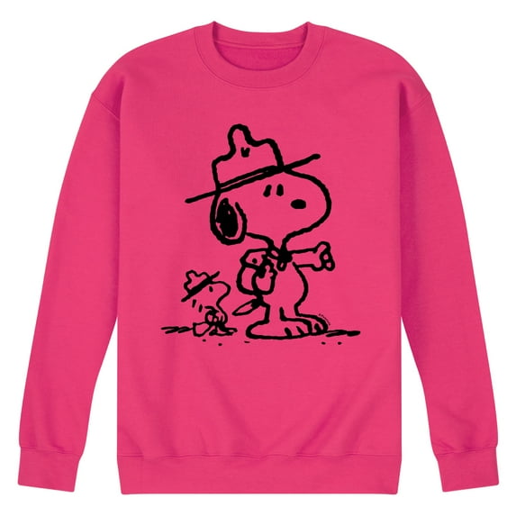 Peanuts - Scout Pals - Men's Crew Neck Fleece Pullover
