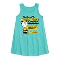 thumbnail image 1 of Peanuts - Secret To Happiness - Toddler & Youth Girls A-line Dress, 1 of 5