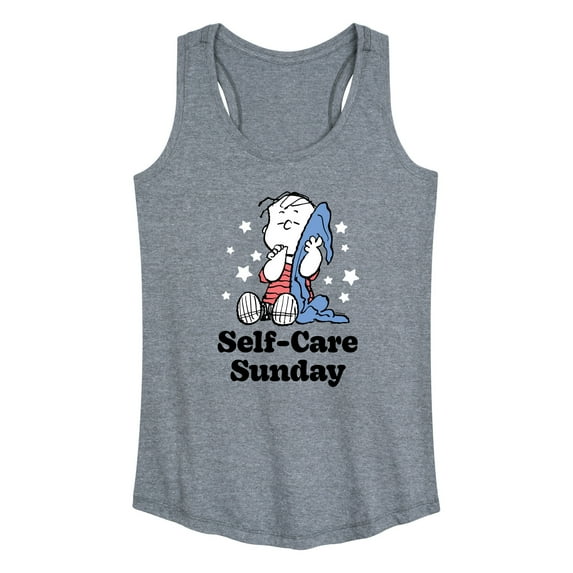 Peanuts - Self Care Sunday - Women's Racerback Tank Top