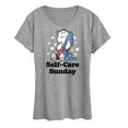 thumbnail image 1 of Peanuts - Self Care Sunday - Women's Short Sleeve Graphic T-Shirt, 1 of 6