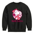 thumbnail image 1 of Peanuts - Self Love Belle - Toddler And Youth Crew Fleece Sweatshirt, 1 of 6