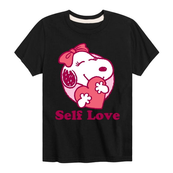 Peanuts - Self Love Belle - Toddler and Youth Short Sleeve Graphic T-Shirt