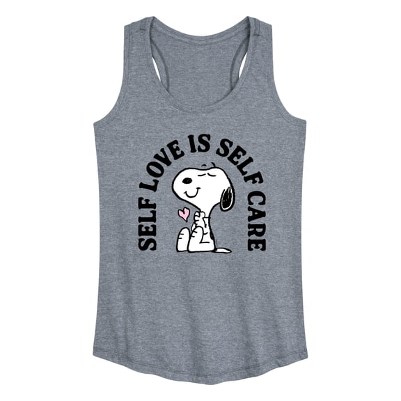 Peanuts - Self Love Is Self Care - Women's Racerback Tank Top