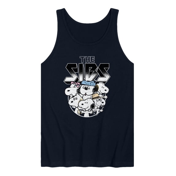 Peanuts - Sibs Metal Tee - Men's Sleeveless Graphic Tank