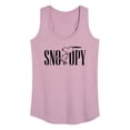 thumbnail image 1 of Peanuts - Skater Snoopy  - Women's Racerback Tank Top, 1 of 6