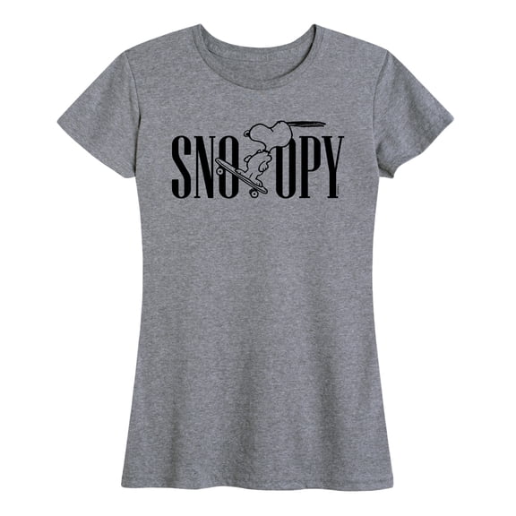 Peanuts - Skater Snoopy - Women's Short Sleeve Graphic T-Shirt