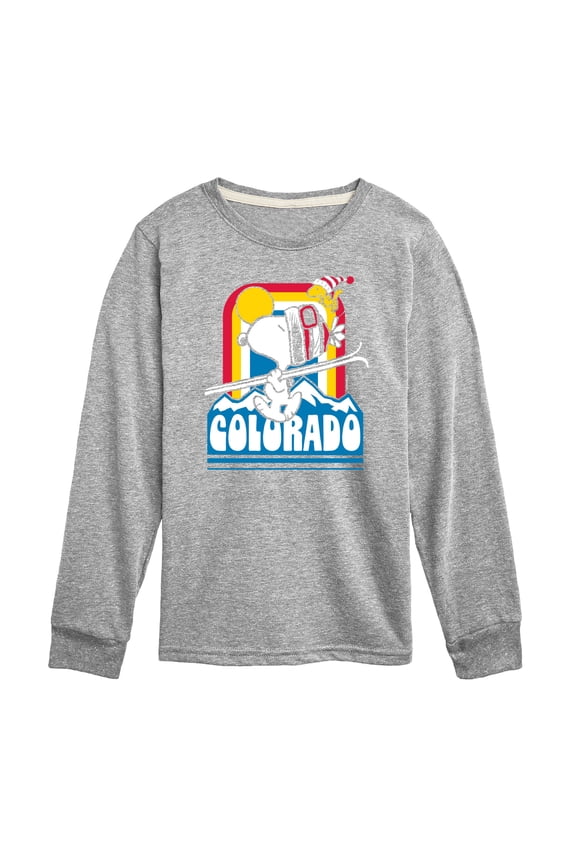 - Ski Colorado - Toddler & Youth Long Sleeve Graphic T-Shirt