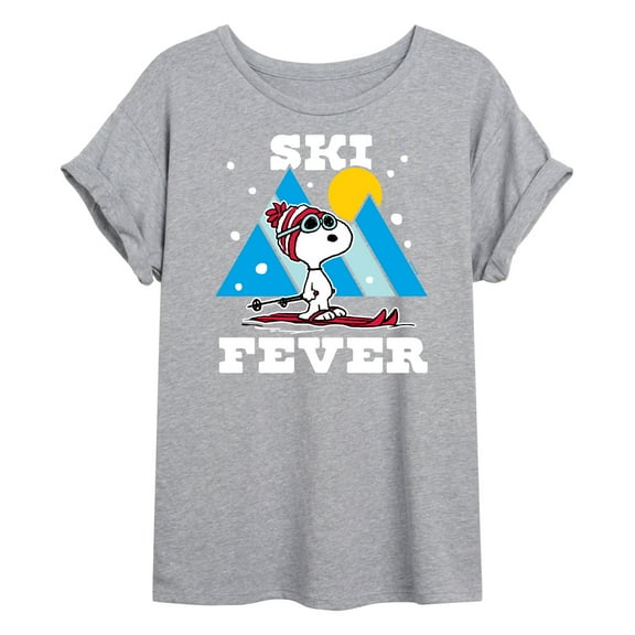 Peanuts - Ski Fever - Women's Oversized T-Shirt