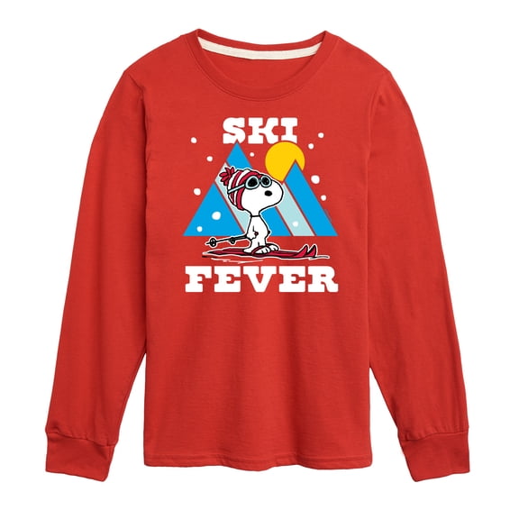Peanuts - Ski Fever - Toddler & Youth Long Sleeve Graphic T-Shirt
