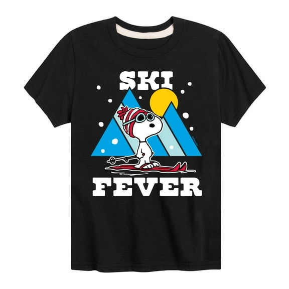 Peanuts - Ski Fever - Toddler & Youth Short Sleeve Graphic T-Shirt