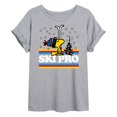 thumbnail image 1 of Peanuts - Ski Pro - Juniors Ideal Flowy Muscle T-Shirt, 1 of 6