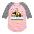 thumbnail image 1 of Peanuts - Woodstock Ski Pro - Toddler And Youth Girls Raglan Graphic T-Shirt, 1 of 6