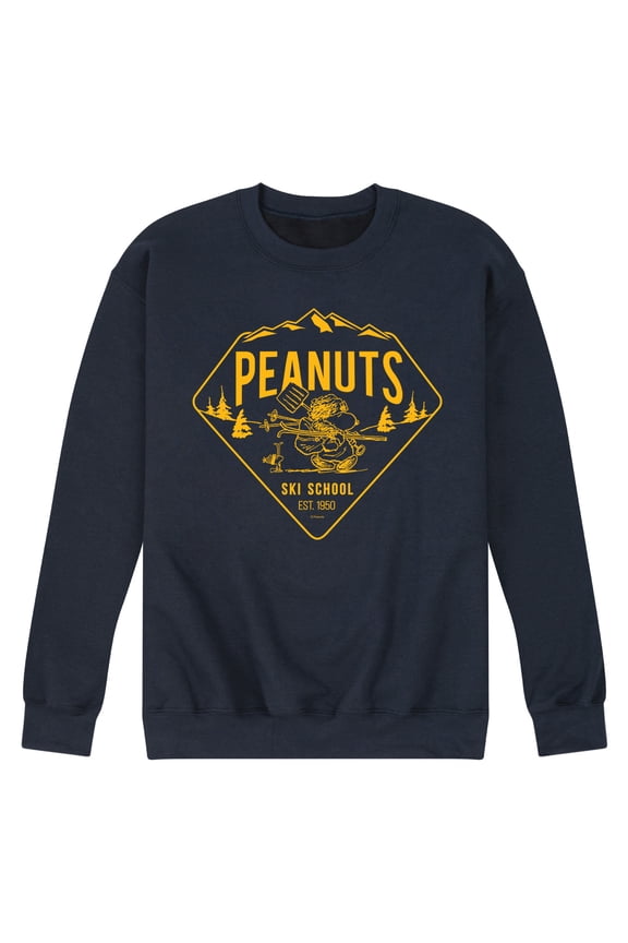 - Ski School - Men's Crew Neck Fleece Pullover