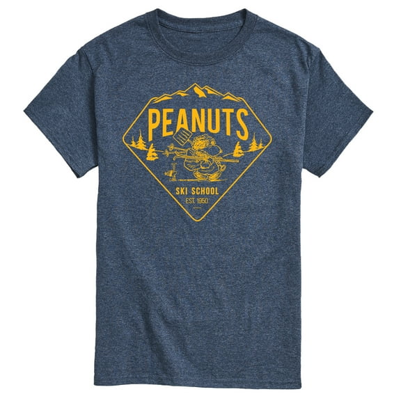 Peanuts - Ski School - Men's Short Sleeve Graphic T-Shirt