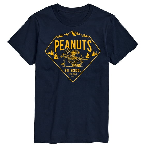 Peanuts - Ski School - Men's Short Sleeve Graphic T-Shirt