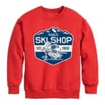 thumbnail image 1 of Snoopy and Woodstock Ski Shop - Toddler And Youth Crewneck Fleece Sweatshirt, 1 of 6