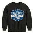 thumbnail image 1 of Snoopy and Woodstock Ski Shop - Toddler And Youth Crewneck Fleece Sweatshirt, 1 of 6