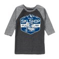 thumbnail image 1 of Peanuts - Ski Shop - Toddler & Youth Raglan Graphic T-Shirt, 1 of 6