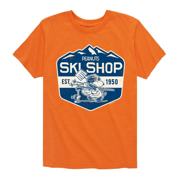 Peanuts - Ski Shop - Toddler & Youth Short Sleeve Graphic T-Shirt