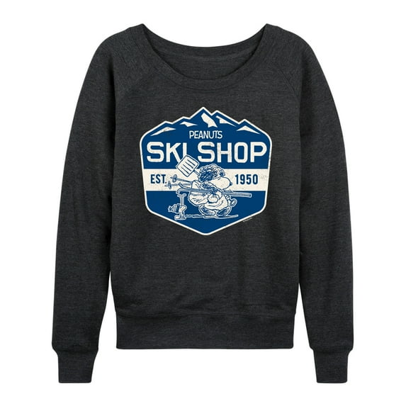 Peanuts - Ski Shop - Women's Lightweight French Terry Long Sleeve Shirt