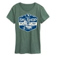 thumbnail image 1 of Peanuts - Ski Shop - Women's Short Sleeve Graphic T-Shirt, 1 of 7