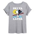 thumbnail image 1 of Peanuts - Ski Ya Later - Women's Oversized T-Shirt, 1 of 6