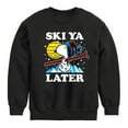 thumbnail image 1 of Peanuts - Snoopy Ski Ya Later - Toddler And Youth Crewneck Fleece Sweatshirt, 1 of 6