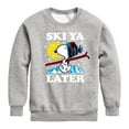 thumbnail image 1 of Peanuts - Snoopy Ski Ya Later - Toddler And Youth Crewneck Fleece Sweatshirt, 1 of 6