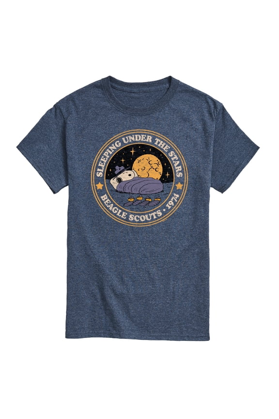 - Sleeping Under Stars - Men's Short Sleeve Graphic T-Shirt