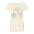 thumbnail image 1 of Peanuts - Sleepy Snoopy  - Juniors Fitted Short Sleeve Graohic T-Shirt, 1 of 5