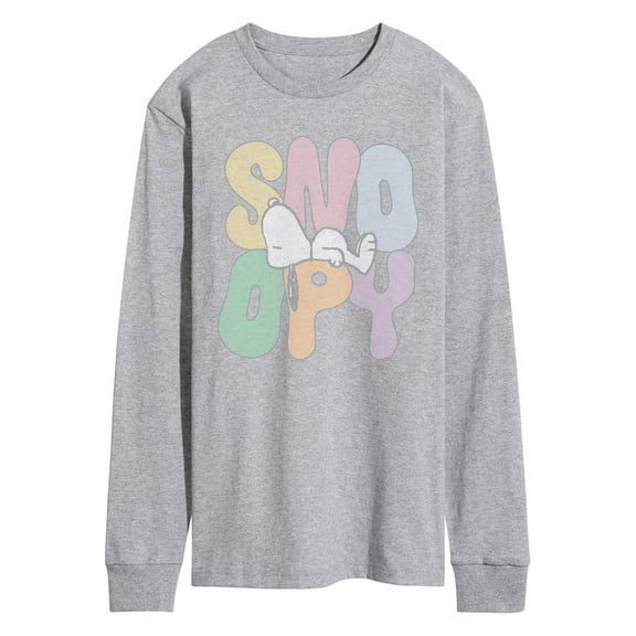 Peanuts - Sleepy Snoopy - Men's Long Sleeve Graphic T-Shirt