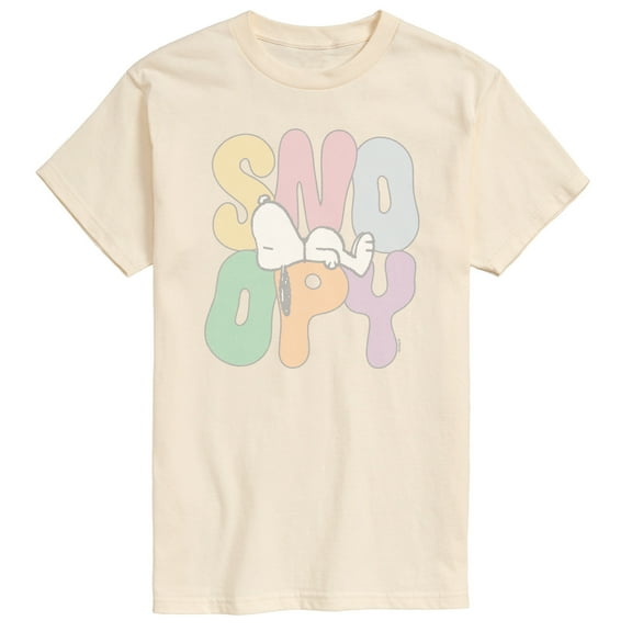 Peanuts - Sleepy Snoopy - Men's Short Sleeve Graphic T-Shirt