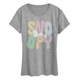 thumbnail image 1 of Peanuts - Sleepy Snoopy  - Women's Short Sleeve Graphic T-Shirt, 1 of 5
