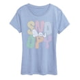 thumbnail image 1 of Peanuts - Sleepy Snoopy  - Women's Short Sleeve Graphic T-Shirt, 1 of 4