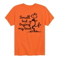 thumbnail image 1 of Peanuts - Small But Trying My Best - Toddler And Youth Short Sleeve Tee, 1 of 5