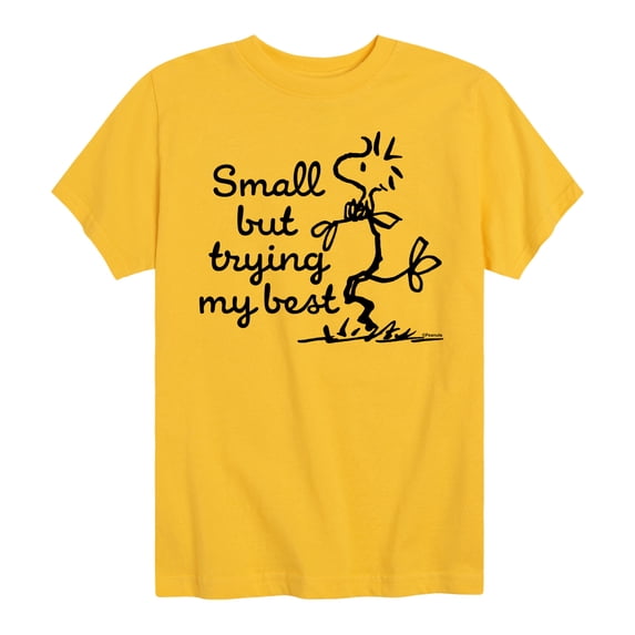 Peanuts - Small But Trying My Best - Toddler And Youth Short Sleeve Tee