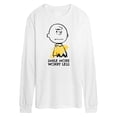 thumbnail image 1 of Peanuts - Smile More Worry Less - Men's Long Sleeve T-Shirt, 1 of 1