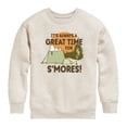 thumbnail image 1 of Peanuts - Smores Snoopy Woodstock - Toddler & Youth Crewneck Fleece Sweatshirt, 1 of 5