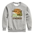 thumbnail image 1 of Peanuts - Smores Snoopy Woodstock - Toddler & Youth Crewneck Fleece Sweatshirt, 1 of 6