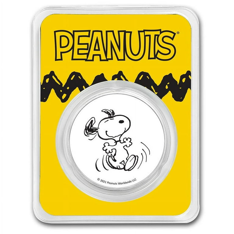 Peanuts® Snoopy 1 oz Colorized Silver Round - Walmart.com