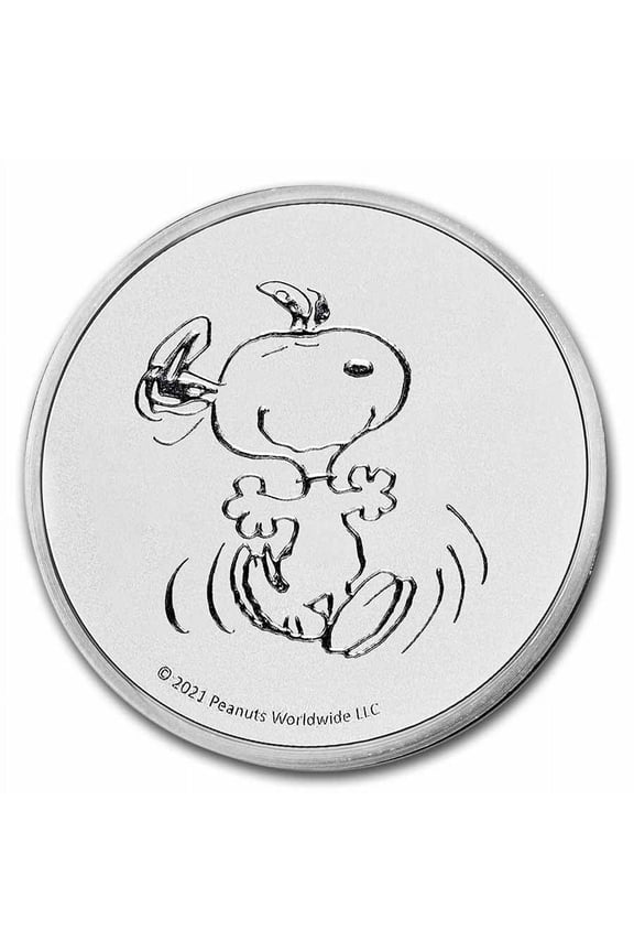 Snoopy 1 oz Silver Round