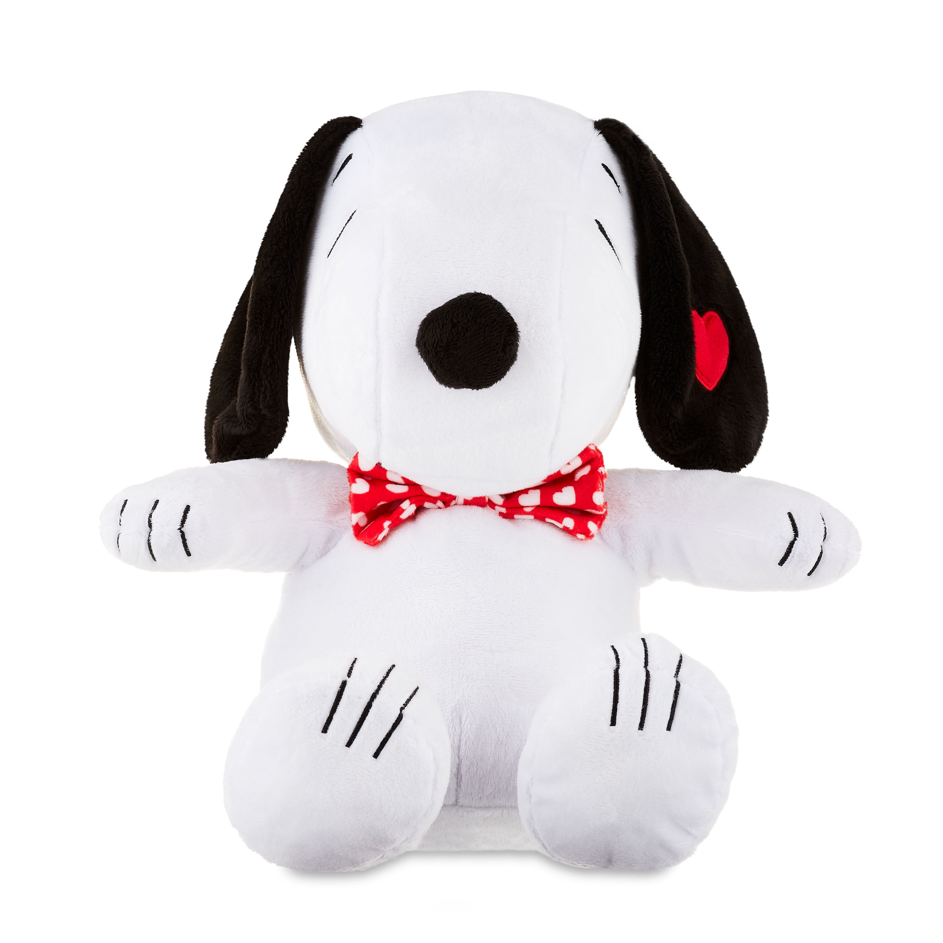 Peanuts, Snoopy 17 inch Valentine's Plush, White, All Ages