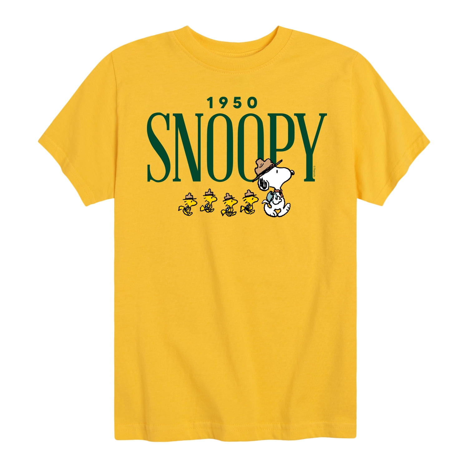 yellow snoopy shirt