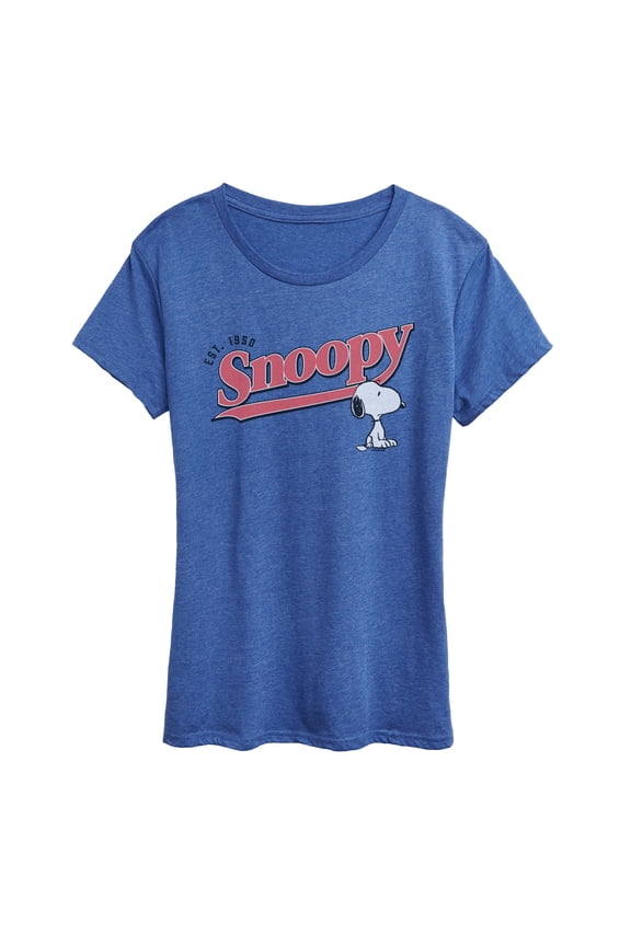- Snoopy 1950 - Women's Short Sleeve Graphic T-Shirt